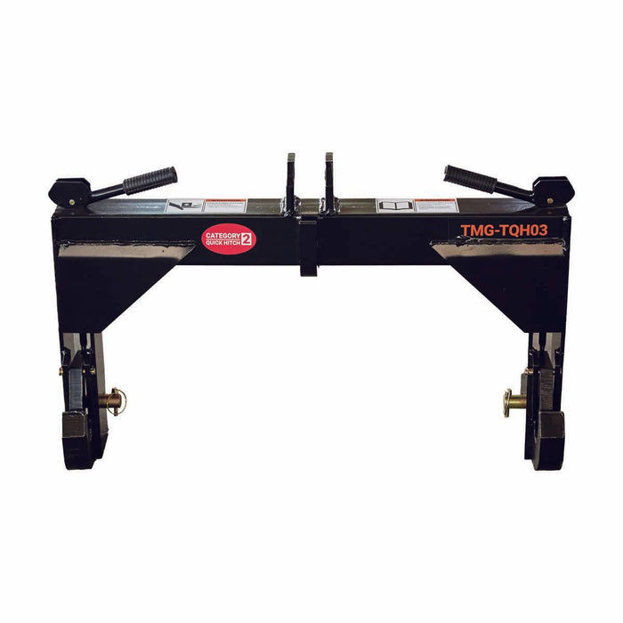 Tractor 3-Point Quick Hitch, 3600 Lb Capacity, CAT 2 Hook-Up, 90 HP Tractor, ASAE Specifications, TMG-TQH03