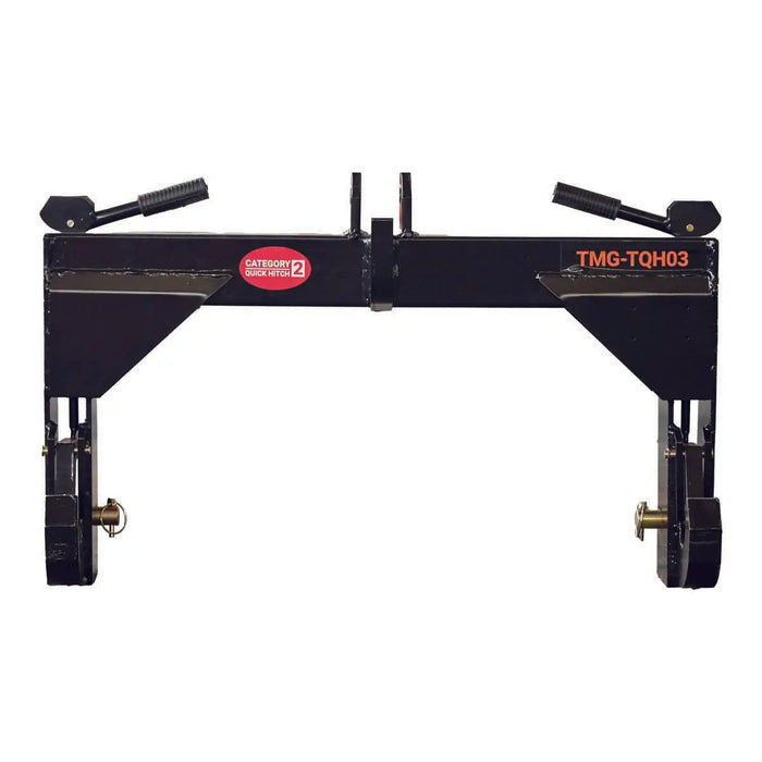 TMG Industrial Tractor 3-Point Quick Hitch, 3600 Lb Capacity, CAT 2 Hook-Up, 90 HP Tractor, ASAE Specifications, TMG-TQH03