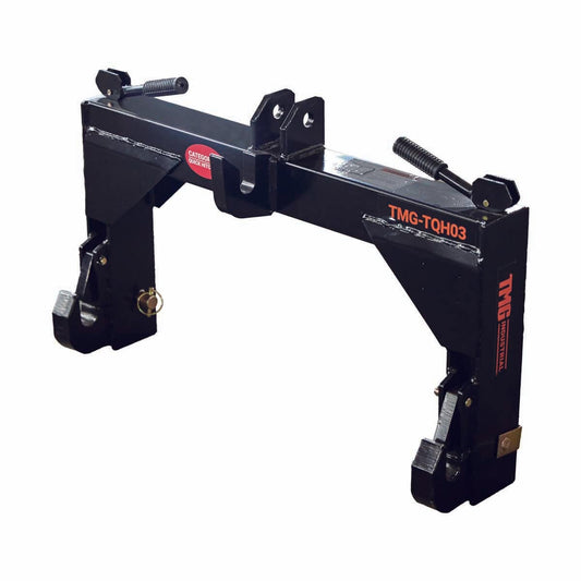 Tractor 3-Point Quick Hitch, 3600 Lb Capacity, CAT 2 Hook-Up, 90 HP Tractor, ASAE Specifications, TMG-TQH03