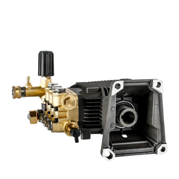 TMG Industrial Triplex Plunger Pressure Pump, Max. 4000 PSI, 5 GPM, 3400 RPM, 1” Hollow Shaft, Compatible Engine Power 9-15 HP, TMG-GWP40