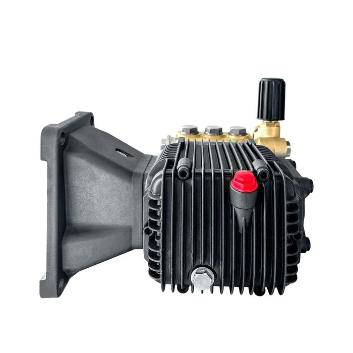 TMG Industrial Triplex Plunger Pressure Pump, Max. 4000 PSI, 5 GPM, 3400 RPM, 1” Hollow Shaft, Compatible Engine Power 9-15 HP, TMG-GWP40