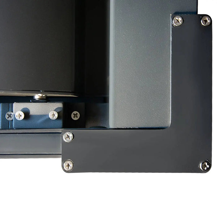 TMG LIVING 10' x 10' Aluminum Motorized Louver Roof Pergola with Side Screens, TMG-LPG11