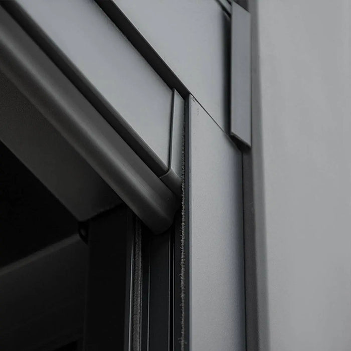 TMG LIVING 10' x 20' Aluminum Motorized Louver Pergola with Side Screens, TMG-LPG21