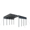 6 × 6 m Metal Shed Carport with 2.9 m Open Sidewalls, 3.8 m Peak Height, TMG-MSC2020
