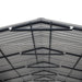 TMG Industrial 20’ x 30’ Metal Shed Carport, 10’ Enclosed Sidewalls, 600 Sq-Ft, 27 GA Corrugated Panels, TMG-MSC2030F