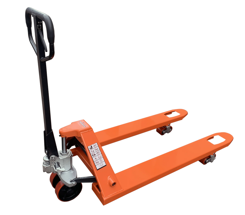 TMG-PJ55 Qty of (6) 5500-lb Pallet Jack Truck, 27" x 48" Forks, 210° Steering Arc, 3'' Clearance