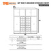 TMG-SC88 88" Multi-Drawer Tool Storage Chest for Workshops and Garages