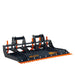 TMG Industrial 72” Skid Steer Land Plane, 6 Adjustable Ripper Teeth, Reversible Planer Comb, Grading, Spreading & Leveling, TMG-SLP72