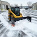 9’ Skid Steer Snow Pusher w/Steel Cutting Edge, Pivoting Wear Shoes, Side Braces, 40-70 HP, TMG-SP09 TMG Industrial