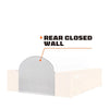 Back End Wall Kit, Compatible with TMG-ST2041CV and TMG-ST2021CE installed with high cube container (9’6”), TMG-ST20BW9V