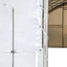 TMG-ST4081E 40' x 80' Peak Ceiling Storage Shelter, Single Truss, 11oz PE Cover, 13' W x 16' H Wide Open Door on Two End Walls (Discontinued)