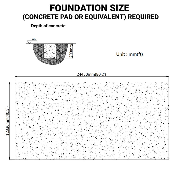 TMG-ST4081V 40' x 80' Peak Ceiling Storage Shelter, Single Truss, 17oz Commercial Grade PVC Cover, 13' Wx 16' H Wide Open Door on Two End Walls (Discontinued)