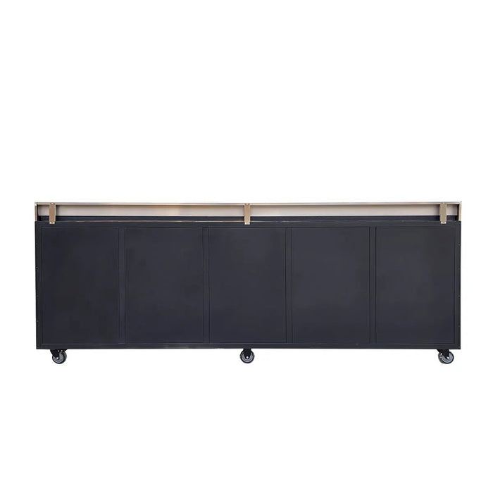 TMG Industrial Pro Series 9-FT 20 Drawer Stainless Steel Table Top Workbench, Double Slide Lockable Drawers, All-in-one Welded Frame, TMG-WB920(Previously TMG-WB20DS)