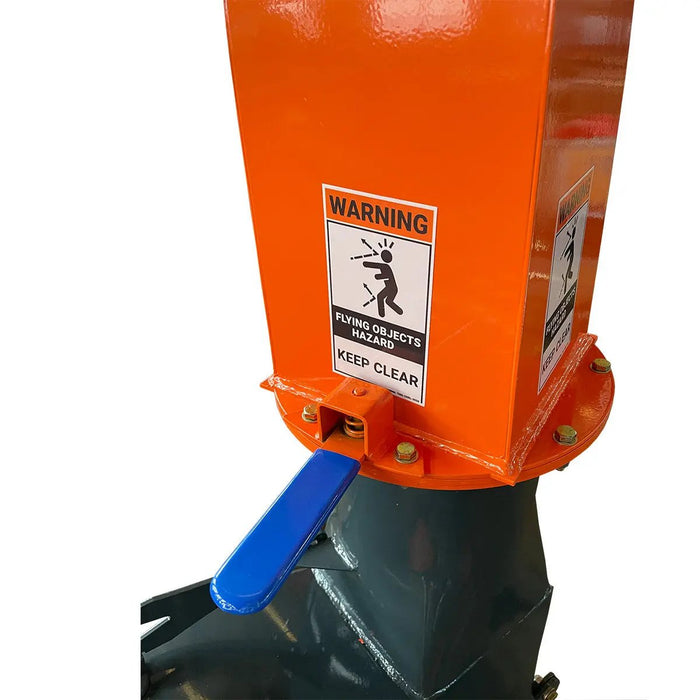 6” 3-Point Hitch Wood Chipper, Reversible/Hardened Blades, 360° Swiveling Chute, 40-80 HP Tractors, TMG-WC60