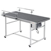 59" x 23.6" Motorized Belt Conveyor, Stainless Steel Frame, Adjustable Speed, Anti-Static PVC Belt, DOBA-CB59