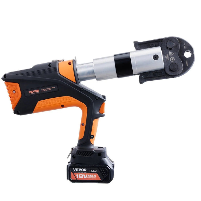 18V Electric Pro Press Tool, 1/2"–2" Pipe Capacity, 360° Rotating Crimper, Brushless Motor with 6 Jaws, DOBA-PT18