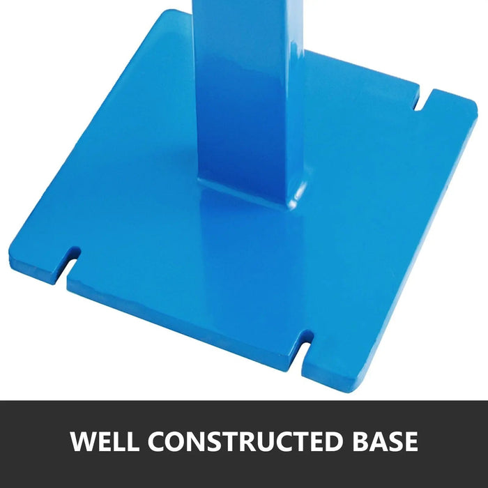 VEVOR Tube Bender Max Bending Degree 240°,Heavy Duty Metal Pipe and Tube Bender With 3 Dies, Tube Pedestal Bender 40 Up To 120 Degree, Metal Working Tools and Equipment Overall height 45", DOBA-TB120