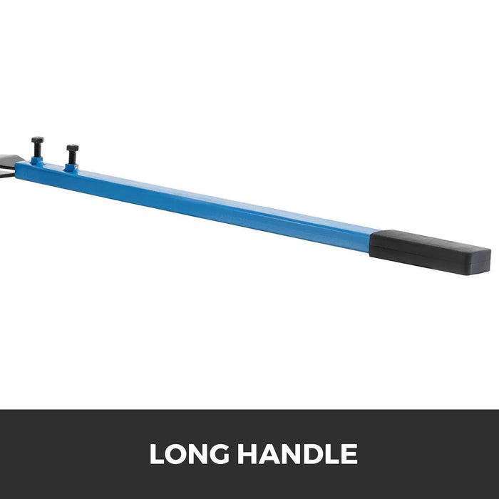 VEVOR Tube Bender Max Bending Degree 240°,Heavy Duty Metal Pipe and Tube Bender With 3 Dies, Tube Pedestal Bender 40 Up To 120 Degree, Metal Working Tools and Equipment Overall height 45", DOBA-TB120