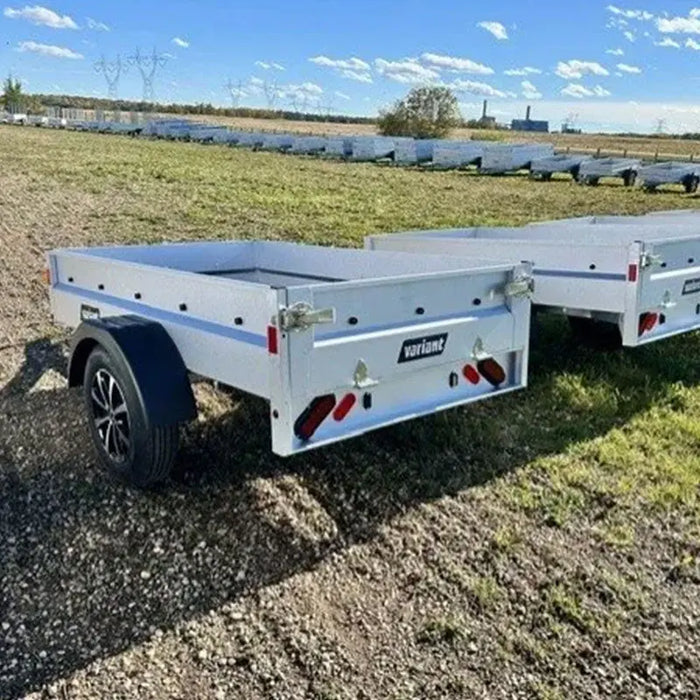 Variant 7’ Heavy Duty Utility Tilt Trailer, 4.2’x7’ Tilt Bed, Removable Tailgate, MFR #: S205Tilt, Made in Canada