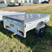 Variant 7’ Heavy Duty Utility Tilt Trailer with Tarp Cover, 4.2’x7’ Tilt Bed, Removable Tailgate, MFR #: S205Tilttarp, Made in Canada