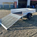 Variant 9’ Heavy Duty Utility Tilt Trailer with Ramp, 5’ x 9’ Inner Box, MFR #: 754Ramp, Made in Canada