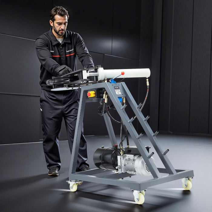 750W Electric Tube Bending Machine, Hydraulic Pipe Bender with 6L Cylinder, Heavy-Duty Tubing Forming Tool, DOBA-TB750