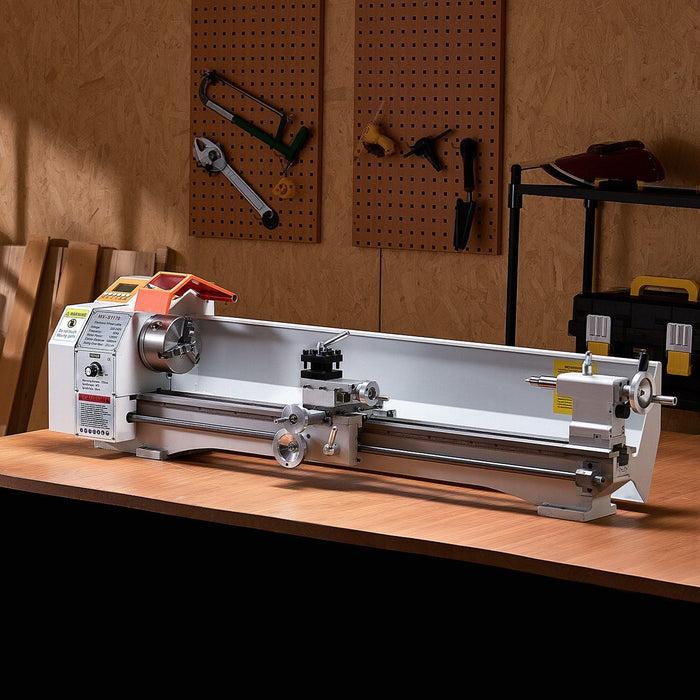 8.7" x 39" Metal Lathe Machine, Precision Bench Lathe, Variable Speed Power Control, Heavy-Duty Metalworking Tool, DOBA-ML8739