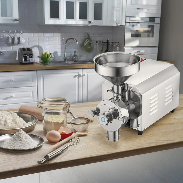 3000W Grain Grinding Mill, High-Power Food Processing Machine, Heavy-Duty Grain Grinder, DOBA-GM3000