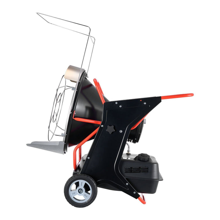 125,000 BTU Radiant Kerosene/Diesel Heater, Portable Industrial Space Heater with Adjustable Temperature & Wheels, DOBA-RH125