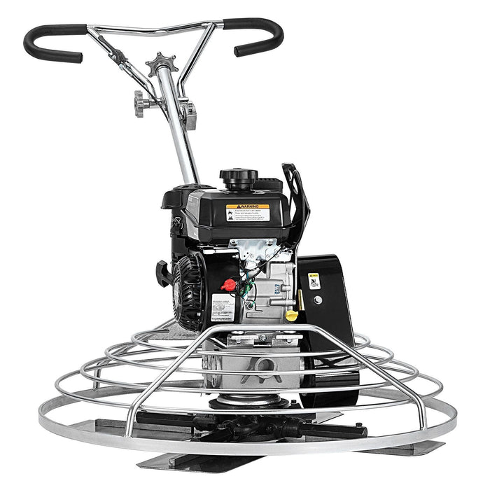 38" Walk-Behind Power Trowel, 6HP Gas-Powered Cement Finishing Machine with Float Pan Blade, DOBA-PT38