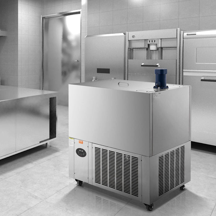 120 PCS Commercial Popsicle Machine, 4-Mold Ice Pops Making Set, Heavy-Duty Stainless Steel Freezing Unit, DOBA-PM120