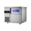 220 lbs/24H Commercial Ice Maker, Stainless Steel with Worktop, 66 lbs Storage & 108 Cubes per Cycle, Self-Cleaning Freestanding Design, DOBA-IM220