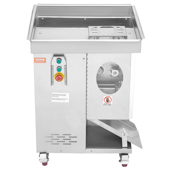 1100W Meat Cutter Machine, 1102 lb/h Capacity, 5 mm Stainless Steel Blades, Commercial Electric Meat Slicer, DOBA-MC1100