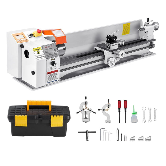 8.7" x 39" Metal Lathe Machine, Precision Bench Lathe, Variable Speed Power Control, Heavy-Duty Metalworking Tool, DOBA-ML8739