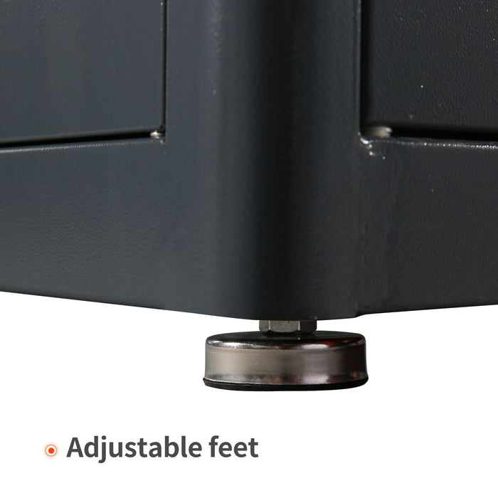 120 Piece Tool Holder Storage Cabinet, Designed for CNC worker, Lockable door, DOBA-THC120