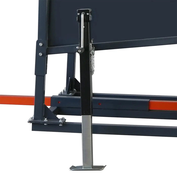 TMG Industrial 12’ Portable Cattle Loading Ramp, 2600-lb Chassis Capacity, 10,000 lb Hitch Capacity, Rib-Checkered Floor, TMG-CSR12