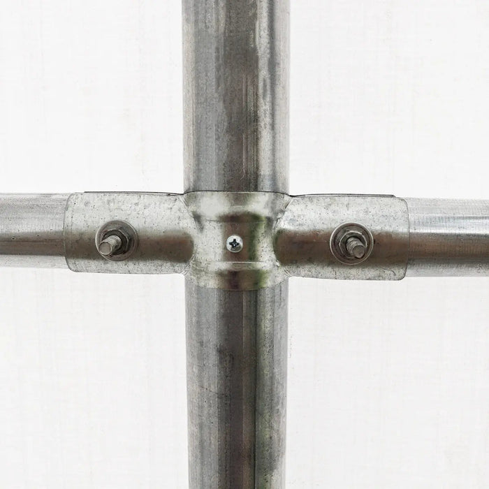 TMG Industrial 30' x 40' PVC Fabric Container Peak Roof Shelter with End Wall & Partial Front Drop Pro Series, Fire Retardant, Water Resistant, UV Protected, TMG-ST3041CVF