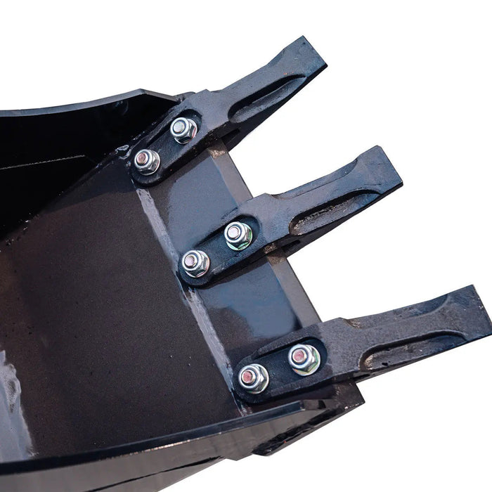 TMG Industrial 6-FT 3-Point Hitch Swing Backhoe Attachment, 12” Bucket Included, 20-65 HP Tractor, 97” High Reach, Category 1 & 2 Hookups, TMG-TBH72