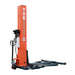 TMG-ALSP60 6000 LB Portable Single Post Auto Lift, 72'' Lifting Height, Low Profile Jack, CETL certified Pump