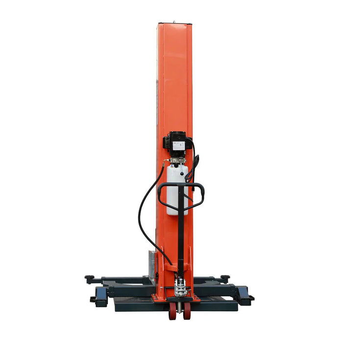 TMG-ALSP60 6000 LB Portable Single Post Auto Lift, 72'' Lifting Height, Low Profile Jack, CETL certified Pump
