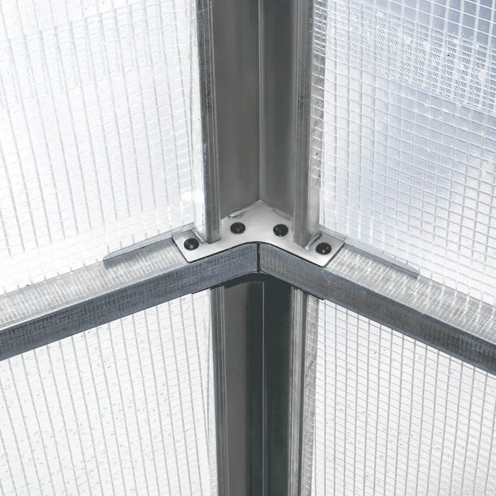 TMG Industrial 8’ x 26’ Greenhouse Grow Tent w/20 Mil Ripstop Leno Mesh PVC Cover, Galvanized Steel Frame, Roll-up Windows, TMG-GH826