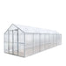 TMG Industrial 8’ x 26’ Greenhouse Grow Tent w/20 Mil Ripstop Leno Mesh PVC Cover, Galvanized Steel Frame, Roll-up Windows, TMG-GH826