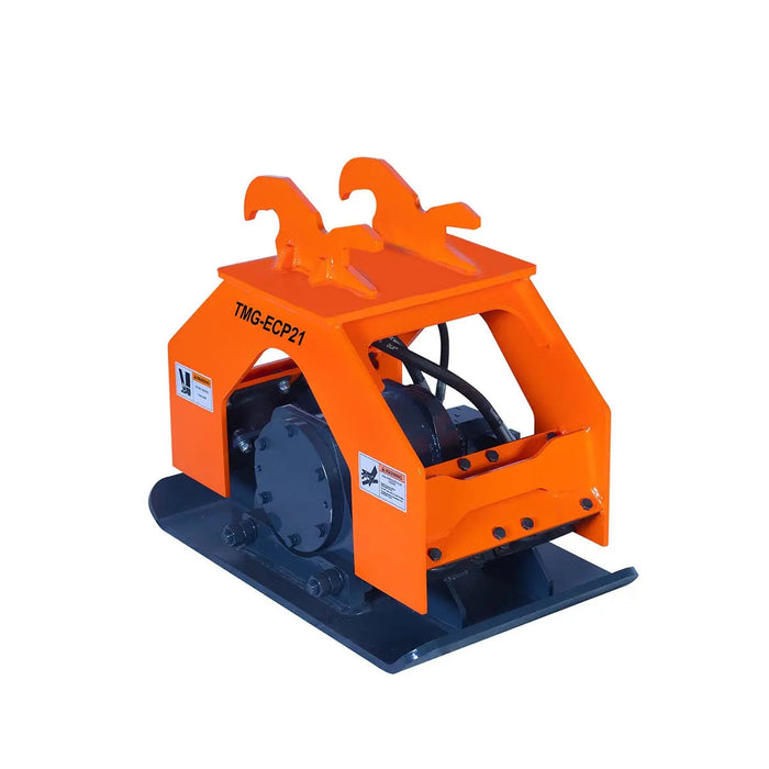 TMG Industrial 8,800-lbf Hydraulic Plate Compactor, 2-4 Ton Excavator Weight, 19” Compact Capacity, TMG-ECP21