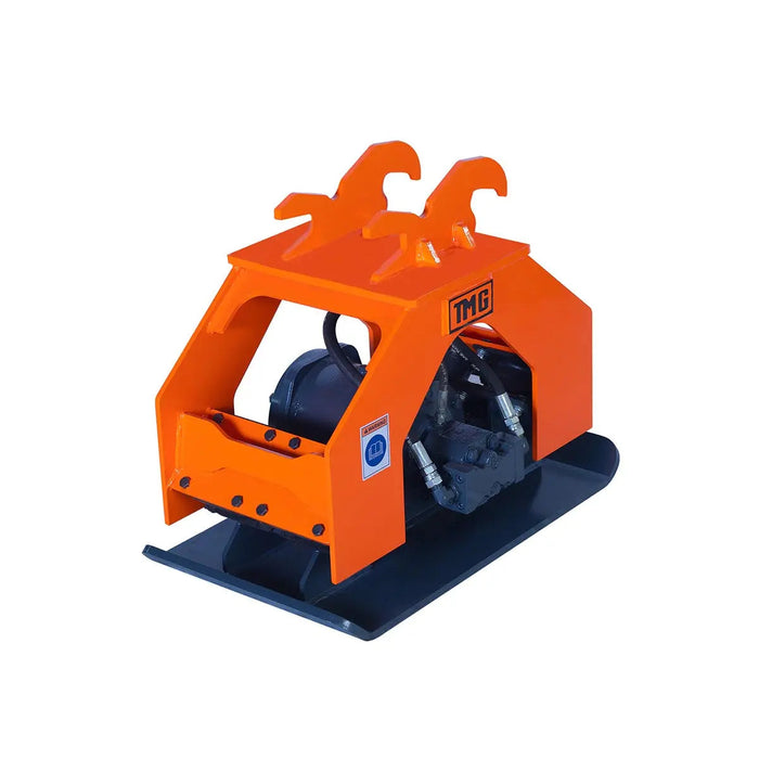 TMG Industrial 8,800-lbf Hydraulic Plate Compactor, 2-4 Ton Excavator Weight, 19” Compact Capacity, TMG-ECP21